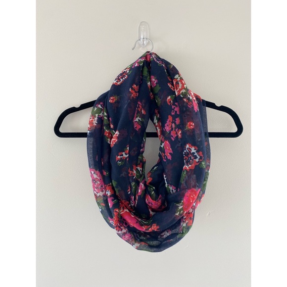 Floral Infinity Scarf - Picture 1 of 7